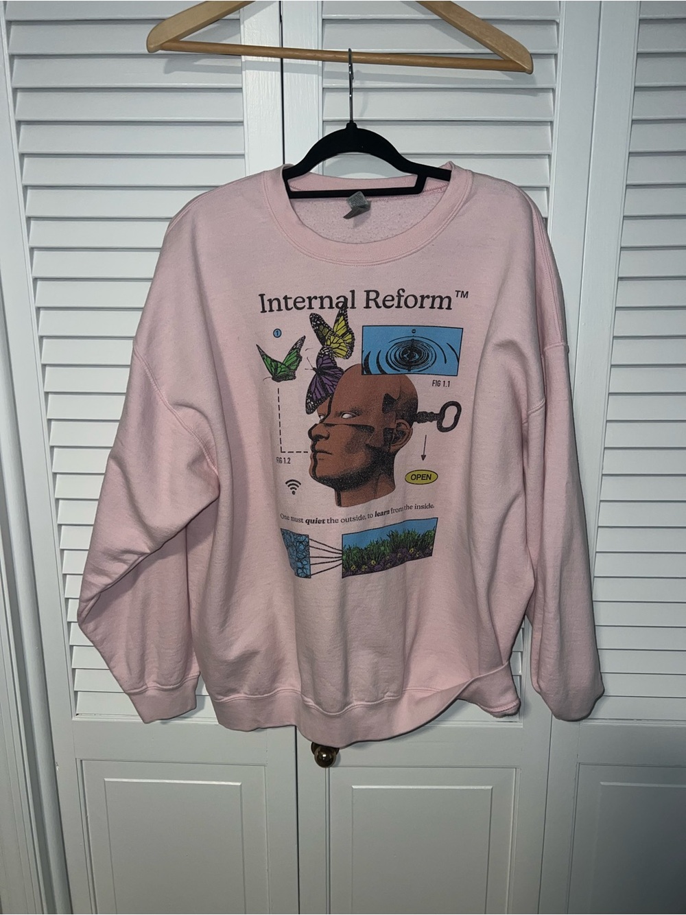 Pink Graphic Sweatshirt - Women